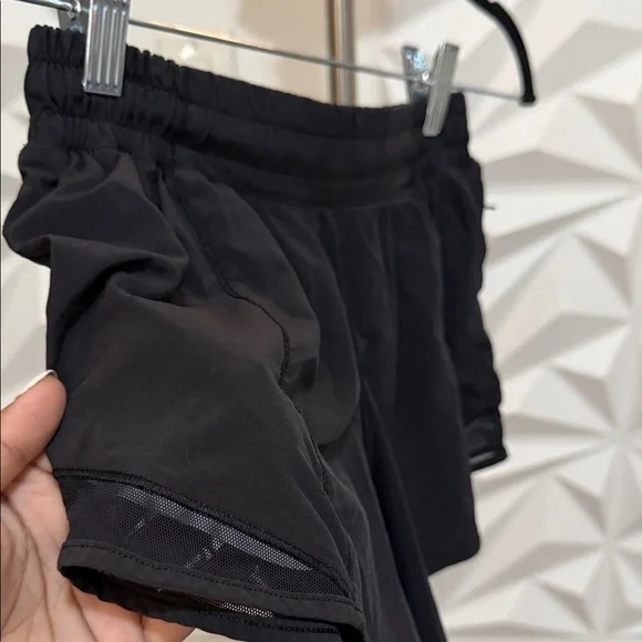 lululemon hotty hot Black Athletic Shorts - Picture 4 of 7